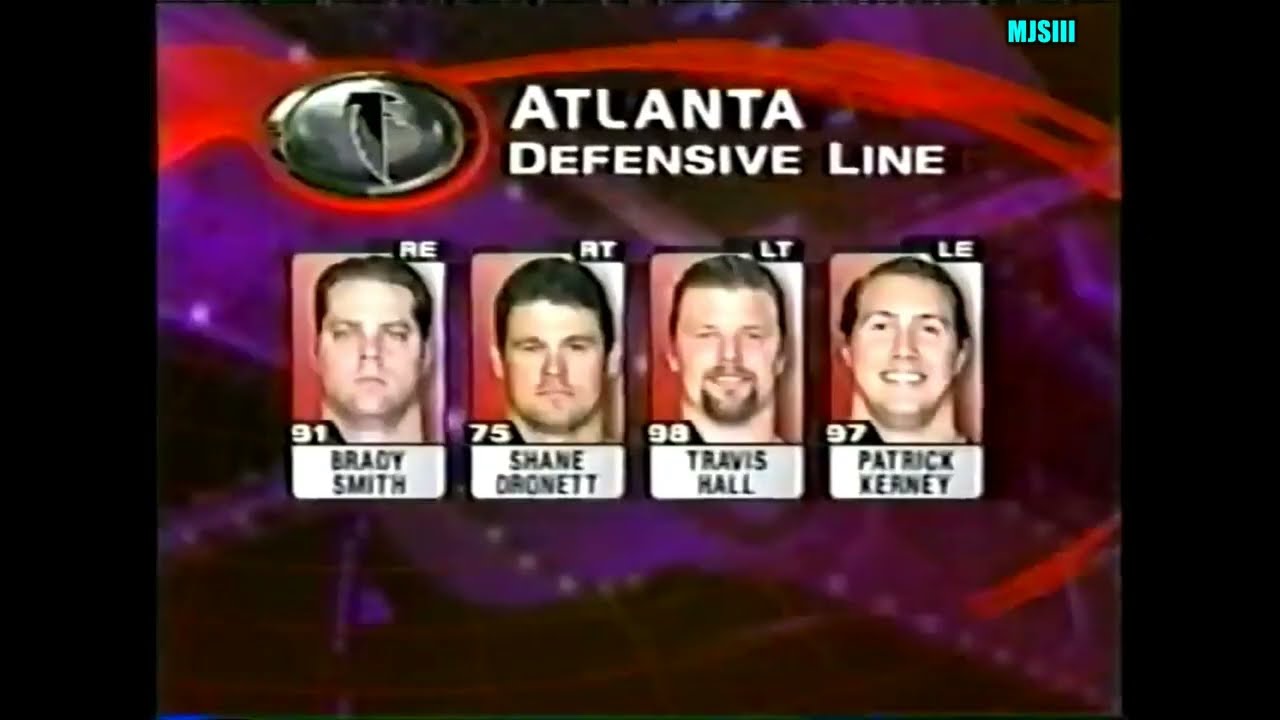 2001 week 12 St Louis Rams at Atlanta Falcons