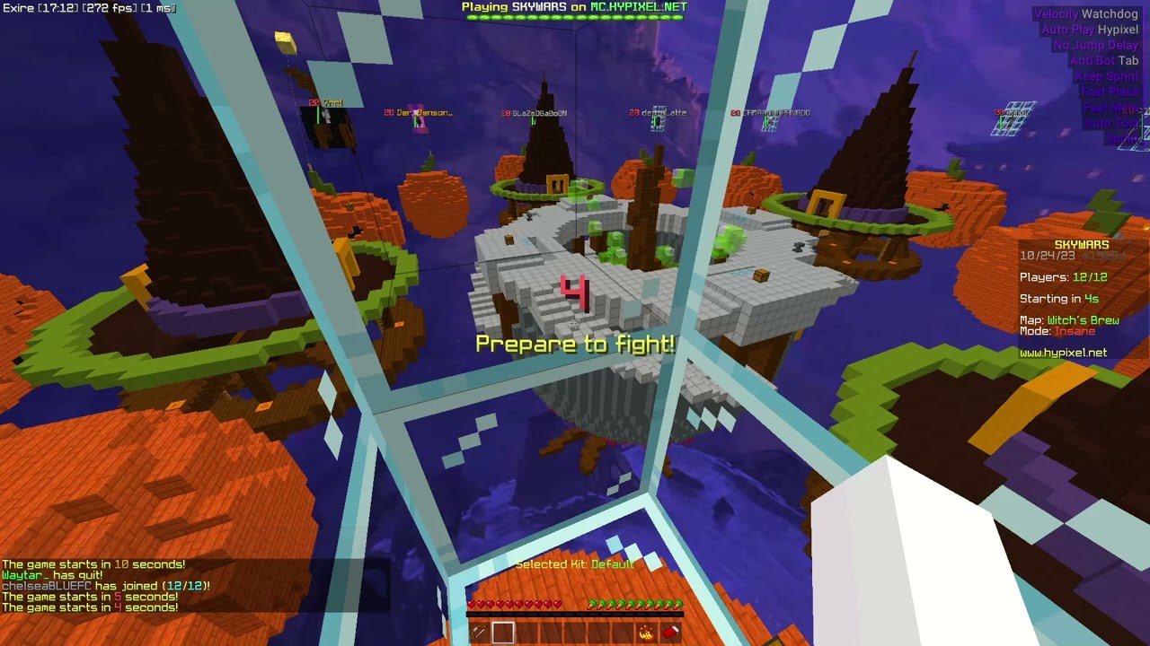 skywars cheating ig
