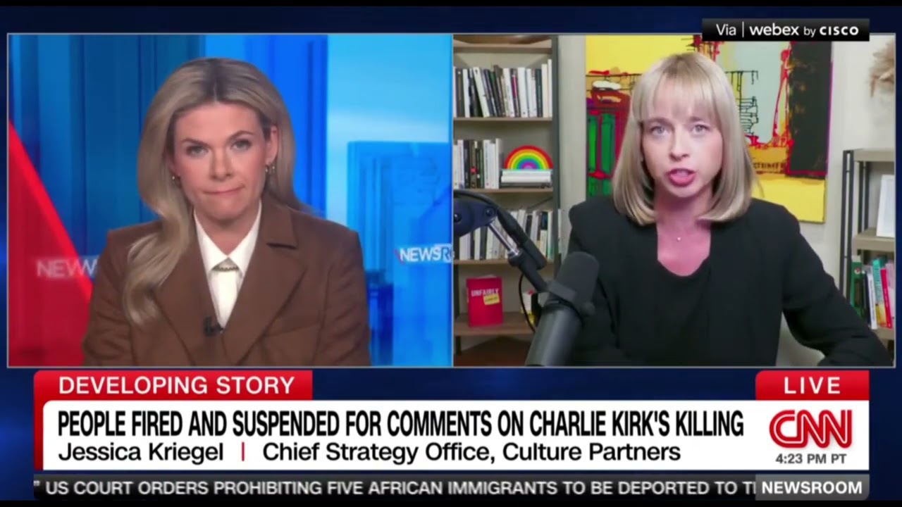 Jessica Kriegel - CNN - Firing Over Comments