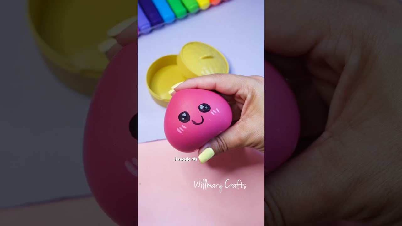 Вирусный DIY-сквиш-пельмешка 🥟 #СвоимиРуками #Сквиш