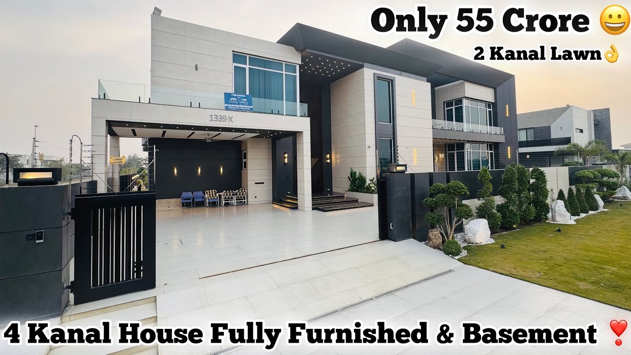 4 Kanal Fully Furnished & Full Basement House (2+2) in DHA7 Lahore. For More Details 03012220989