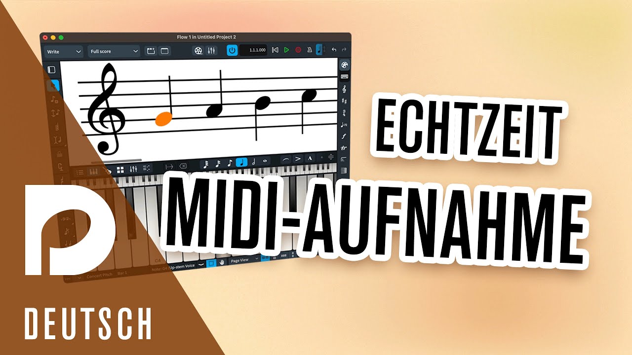 Echtzeit MIDI-Aufnahme | 