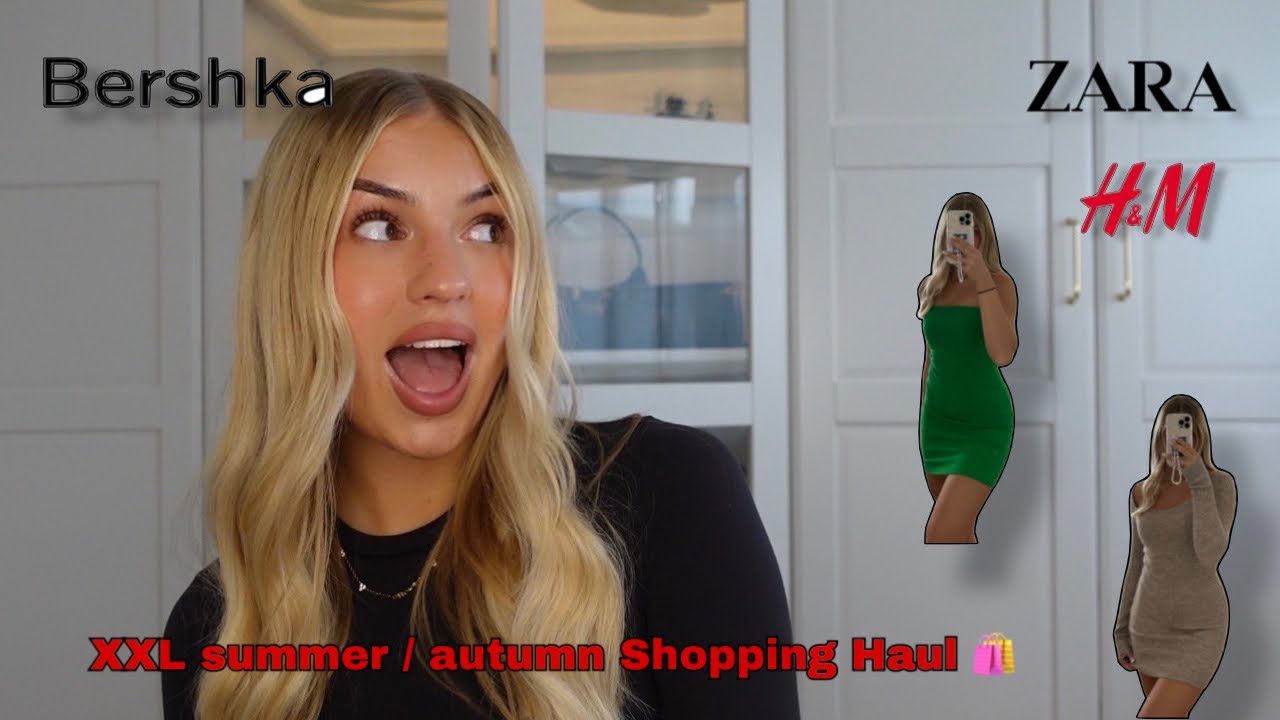 XXL summer / autumn Shopping Haul 🍂☀️ Primark , Bershka , Zara , H&M … | Joline Elisa