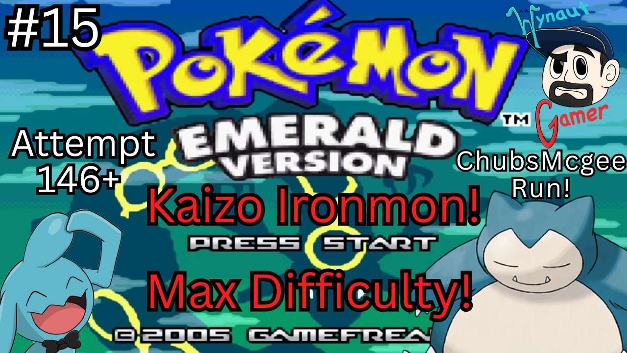 Pokemon Emerald Kaizo Ironmon! Max Difficulty! Day #15