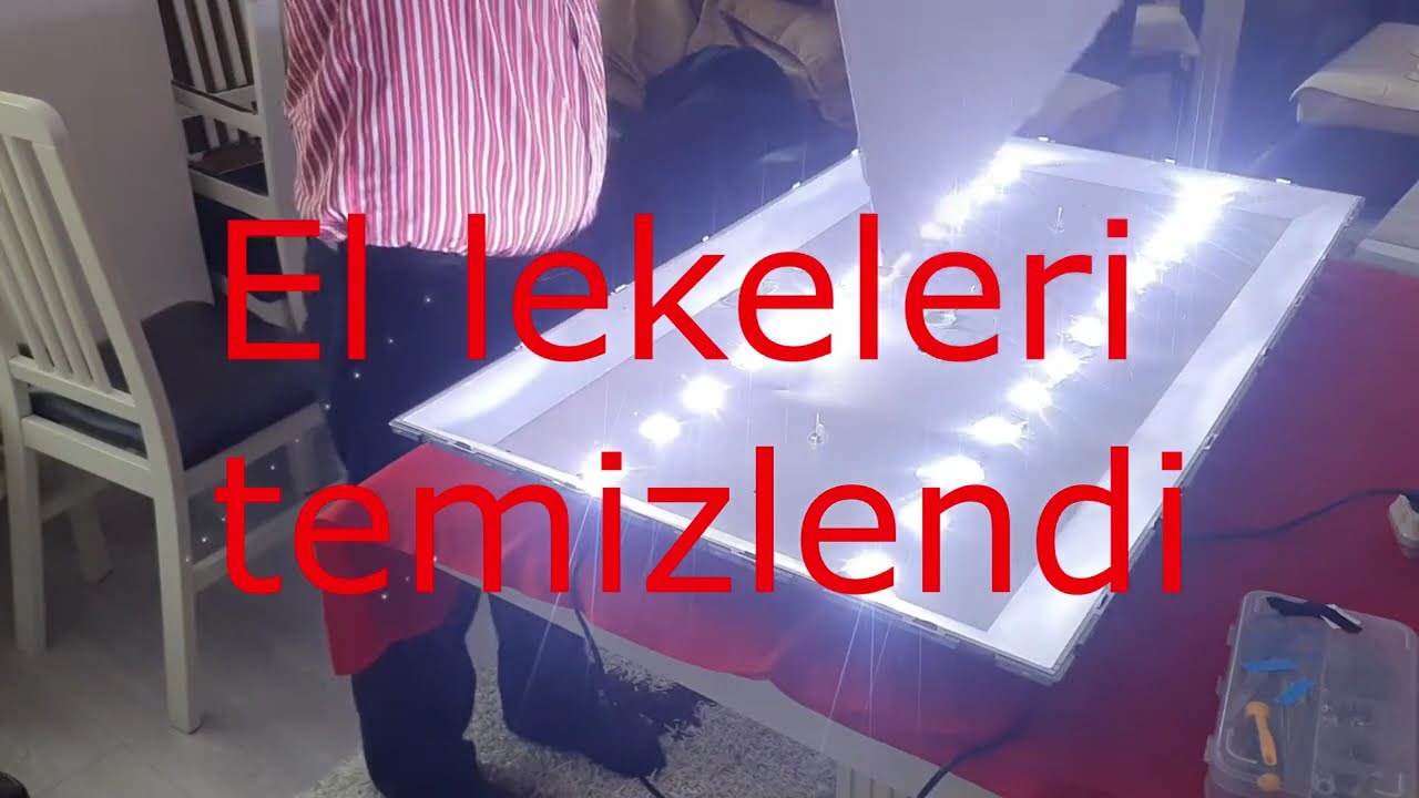 Lg 49UJ701V Tv'nin Kötü İşçilikle Hatalarnın Düzeltilmesi ve Led Değişimi
