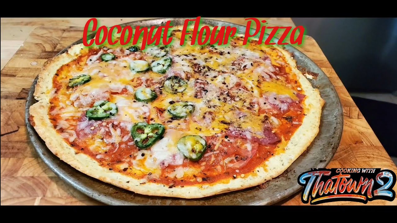 Coconut Flour Crust Pizza | Keto Pizza | Low Carb Healthy| Cooking with Thatown2