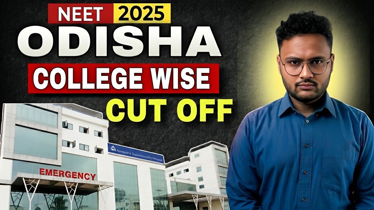 Odisha MBBS Cutoff NEET 2025  | State wise College Vs Marks | Odisha MBBS College Cutoff