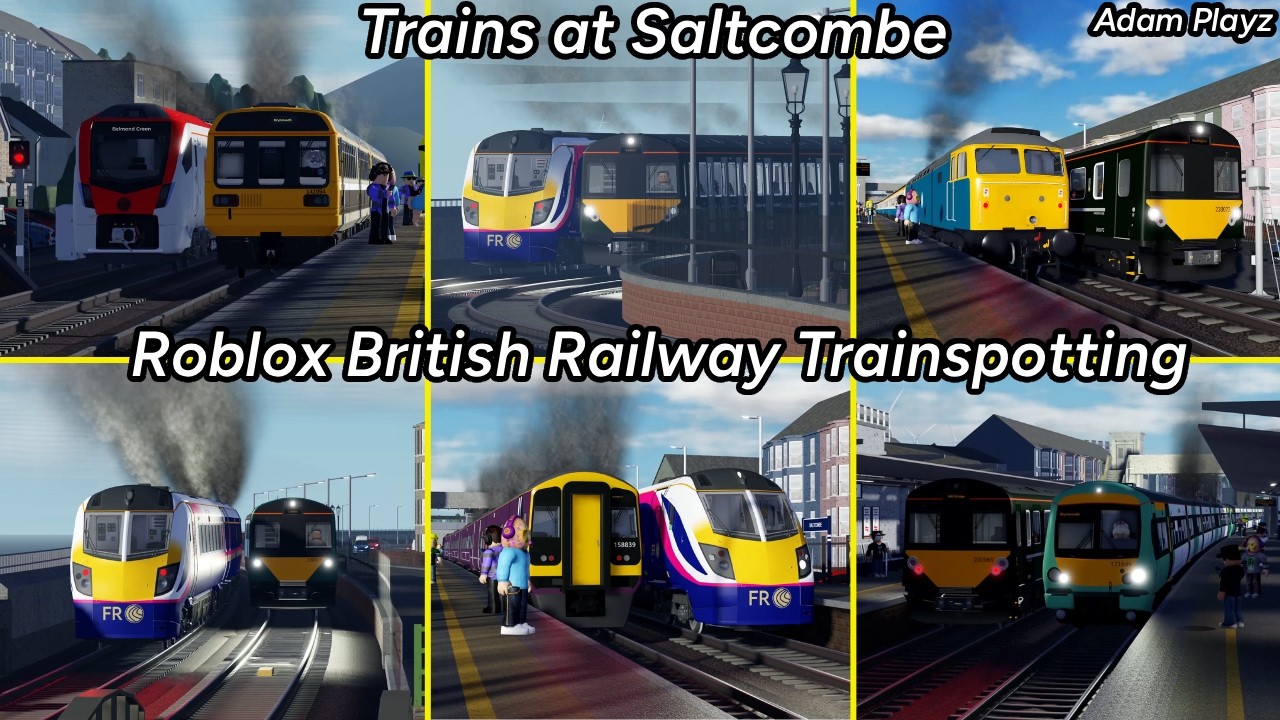 Trains at Saltcombe (Roblox British Railway Trainspotting (20/02/26)