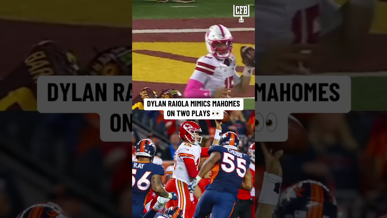 Dylan Raiola Mimics Patrick Mahomes On Two Plays 👀