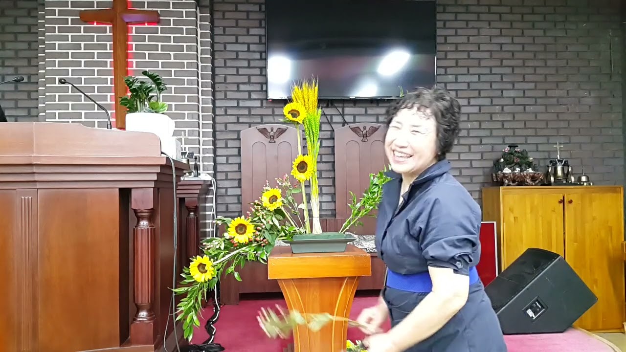 2024년 7월 6일 맥추감사절 꽃꽂이  감사가 넘치는 주일 되세요 ^^♡