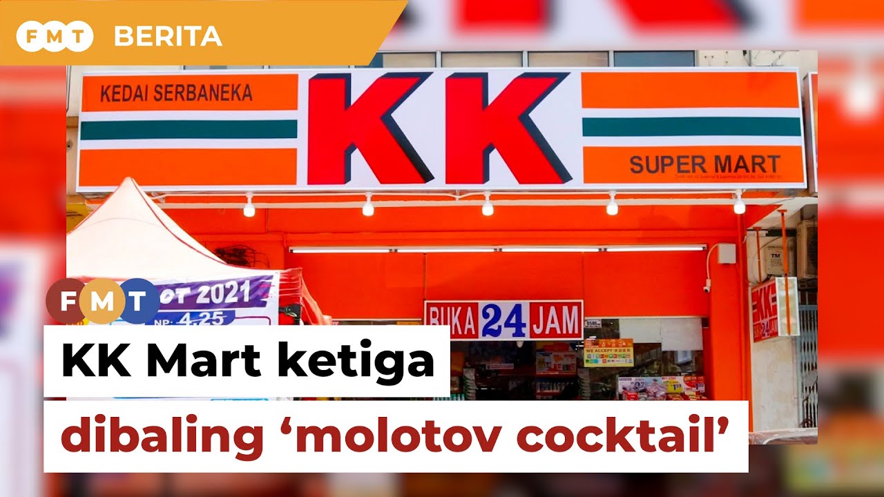 Kedai KK Mart ketiga diserang ‘molotov cocktail’