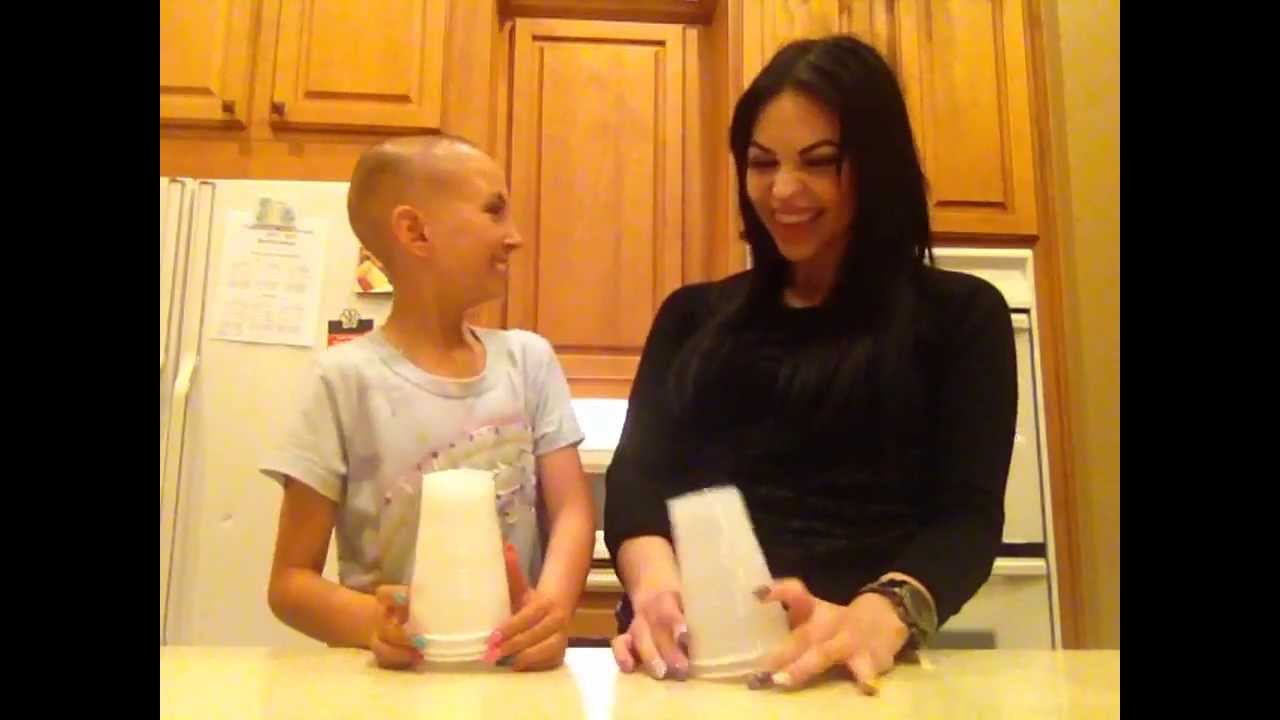 Talia and Lea goofing around to 