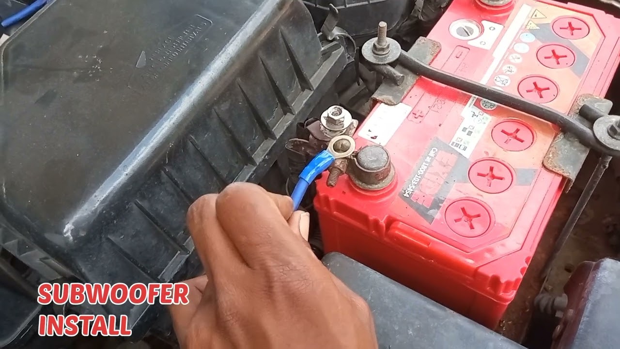 Car Subwoofer Install ( 90s Car Care)