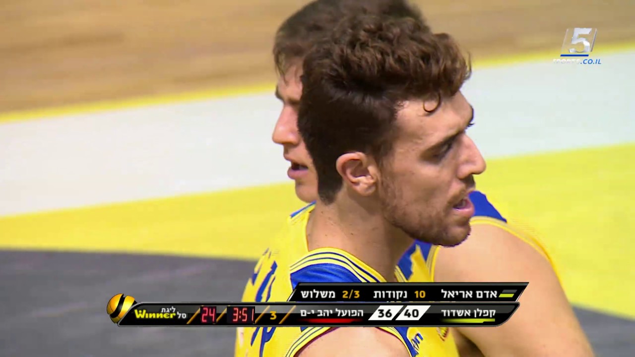 עונת 16/17. מחזור 6.  מכבי קפלן אשדוד באר טוביה - הפועל בנק יהב ירושלים 57:70