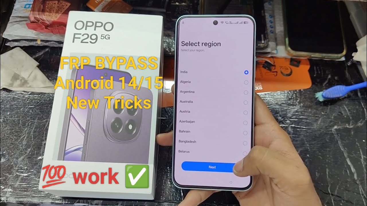 OPPO F29 5G FRP BYPASS🔓 New Trick Unlock 💯✅