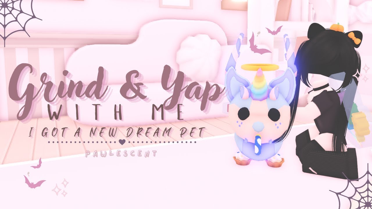 &lsaquo;𝟹 grind & yap with me | adopt me ʚɞ i got one of my dream pets ! ⋆˚✿˖&deg;