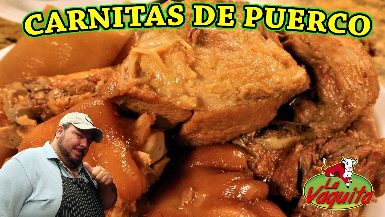 Preparando Carnitas de Puerco estilo Veracruz