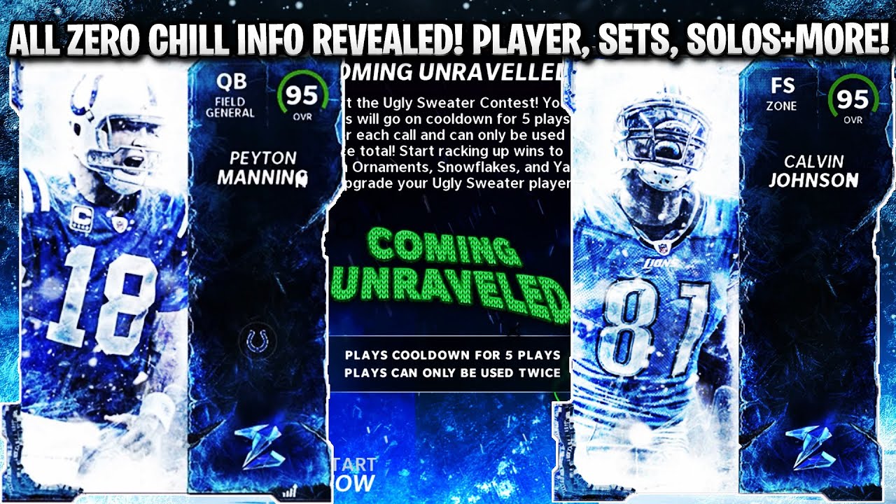 ALL ZERO CHILL INFO REVEALED! ALL PLAYERS, SETS, SOLOS, AND MORE! | MADDEN 22 ULTIMATE TEAM