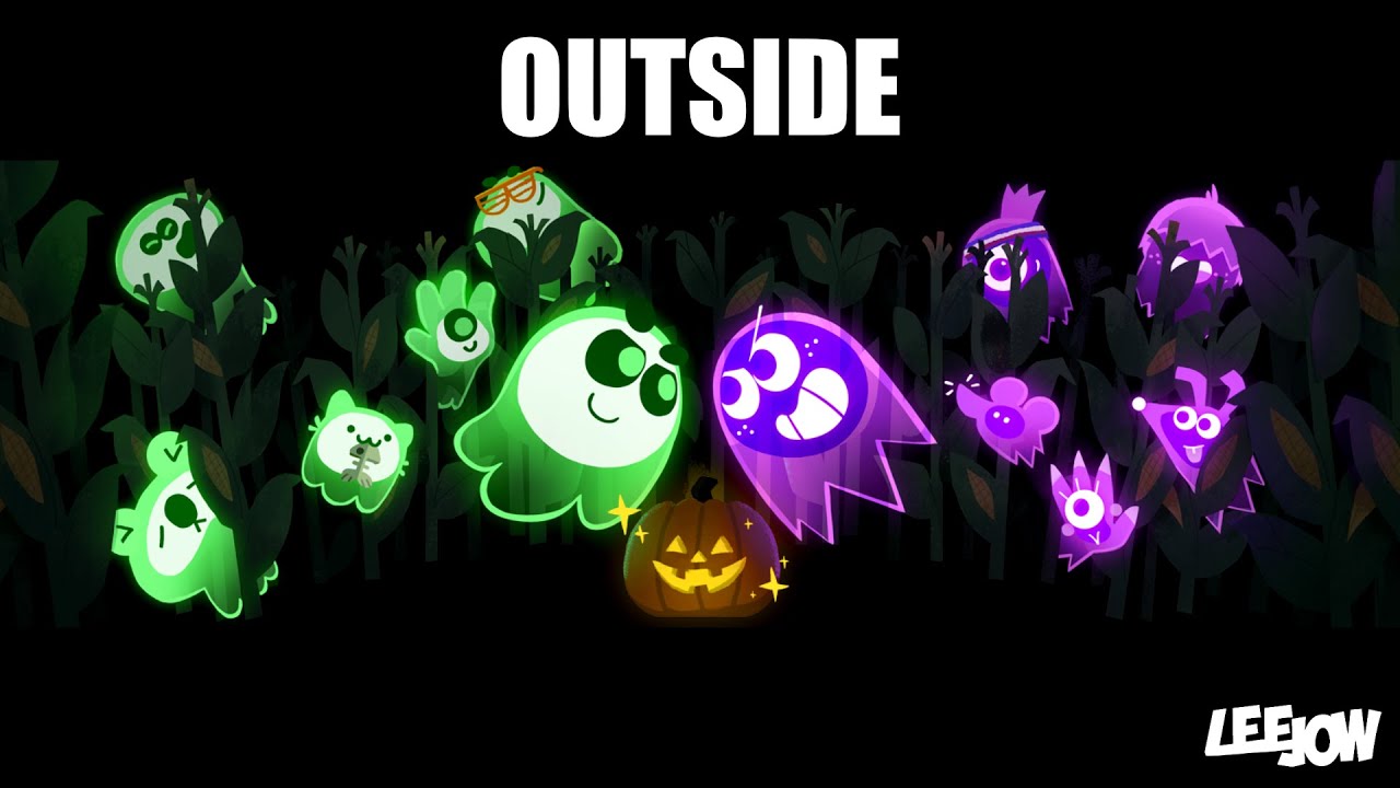 Google Halloween 2022 Doodle Game - The Great Ghoul Duel Team 'Outside' (Music) [Extended]