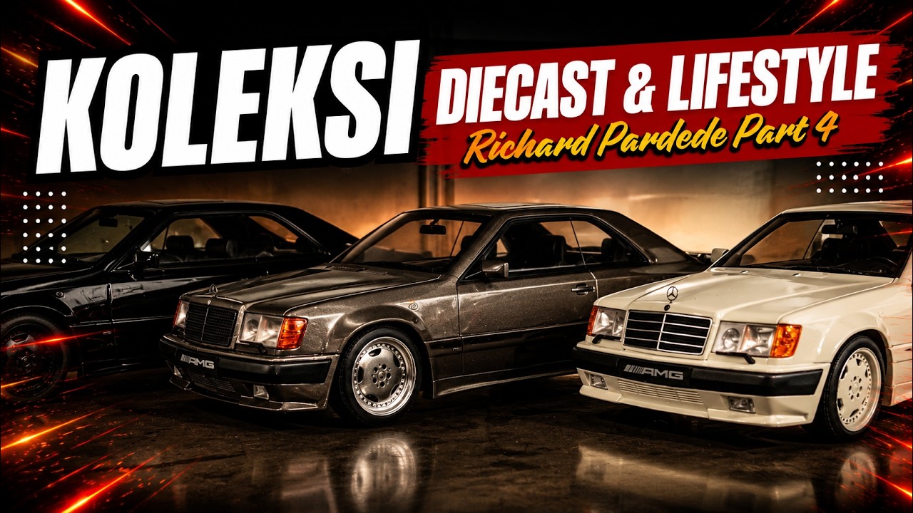 Part 4 Koleksi Bro Richard Pardede: Kandang Roda (Diecast dan Pernak Pernik Original Mercedes)