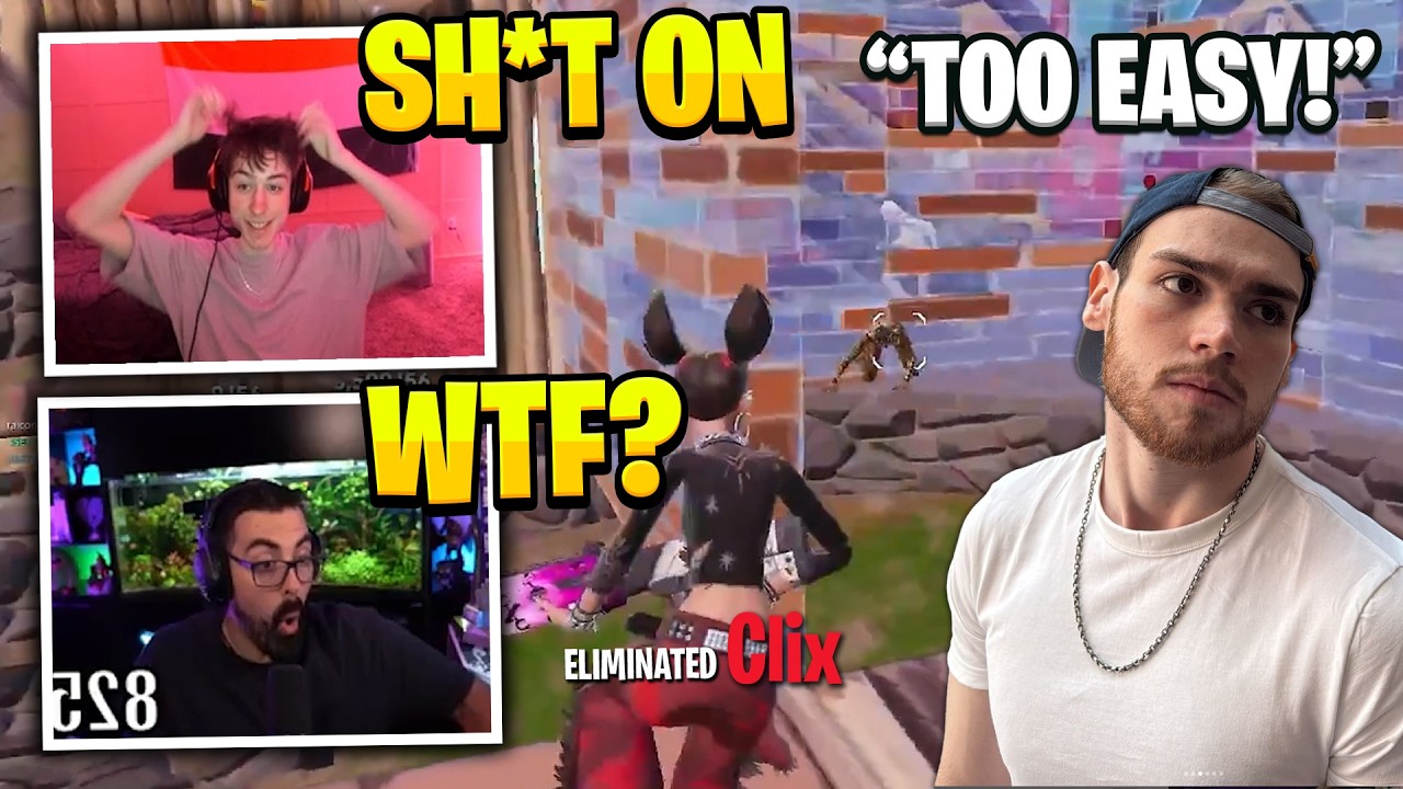 Streamers REACT as PeterBot & Pollo Destroy Higgs & Clix Then Mongraal Clutches and Takes Them Out!