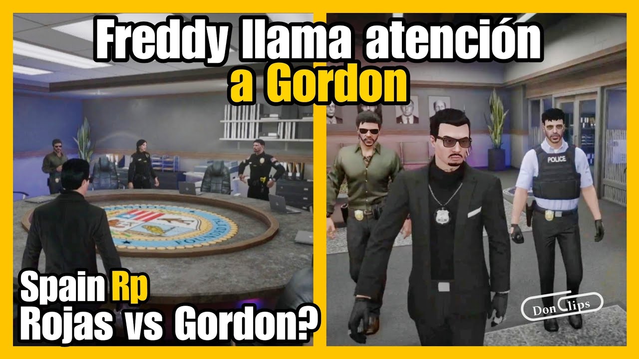 FREDDY LLAMA la ATENCIÓN a Gordon en la REUNIÓN, FERMIN PONE ORDEN, ROJAS vs Gordon SpainRp