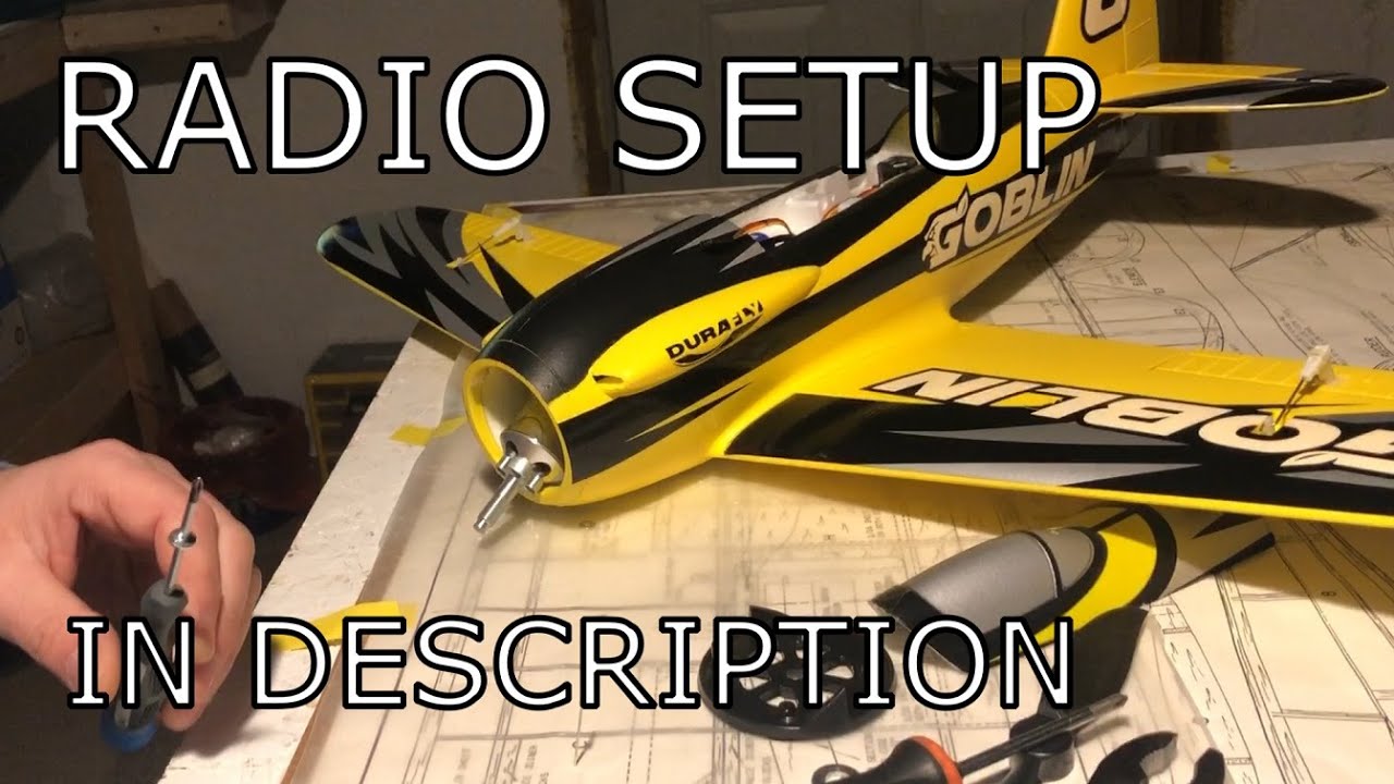 100mph GOBLIN 90secs FULL SETUP Durafly RC plane
