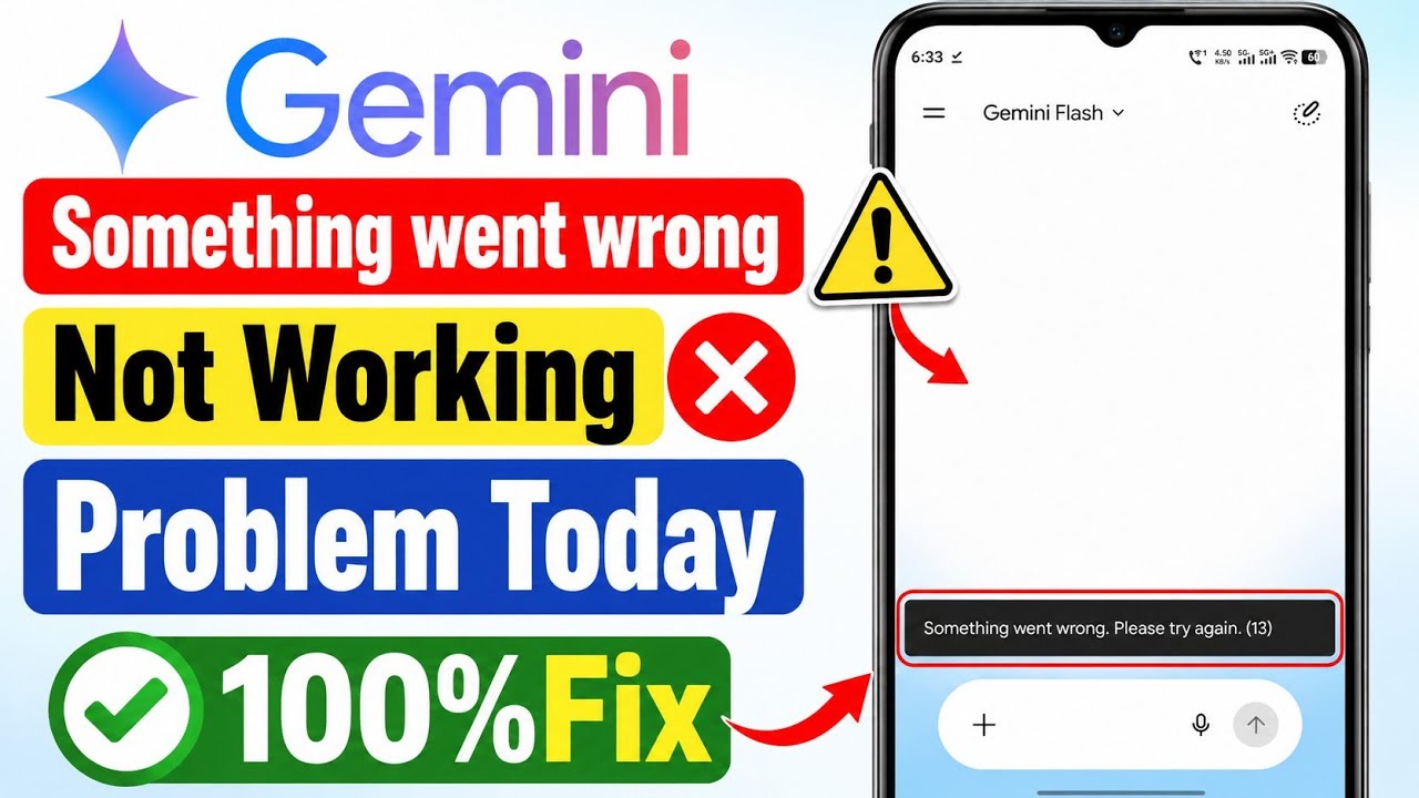 Gemini Something Went To Wrong Fix || Google Ai Pro Veo 3 Something Went Wrong Problem Today Fix