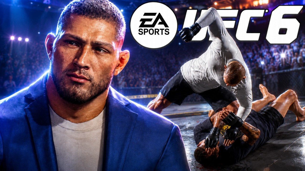EA UFC 6 THE LEGACY - PLAYING FOR THE FIRST TIME EVER! INSANE KNOCKOUTS!