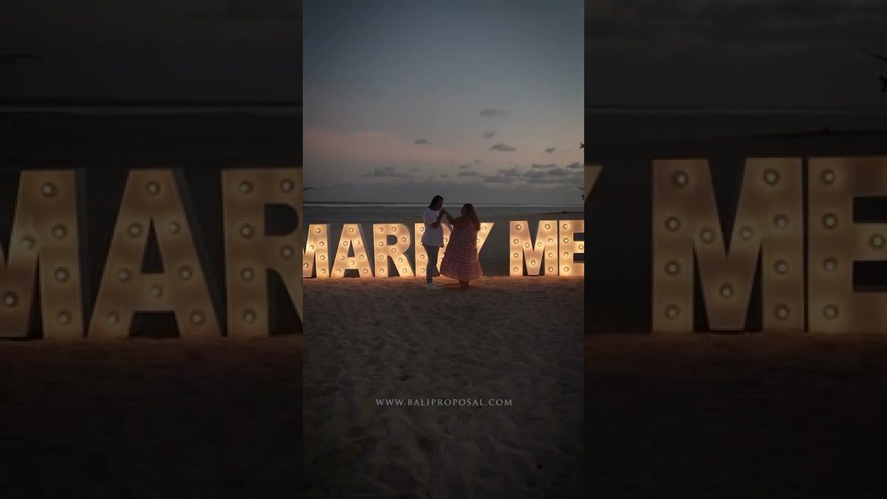 Romantic Proposal in Bali // Bali Proposal Ideas