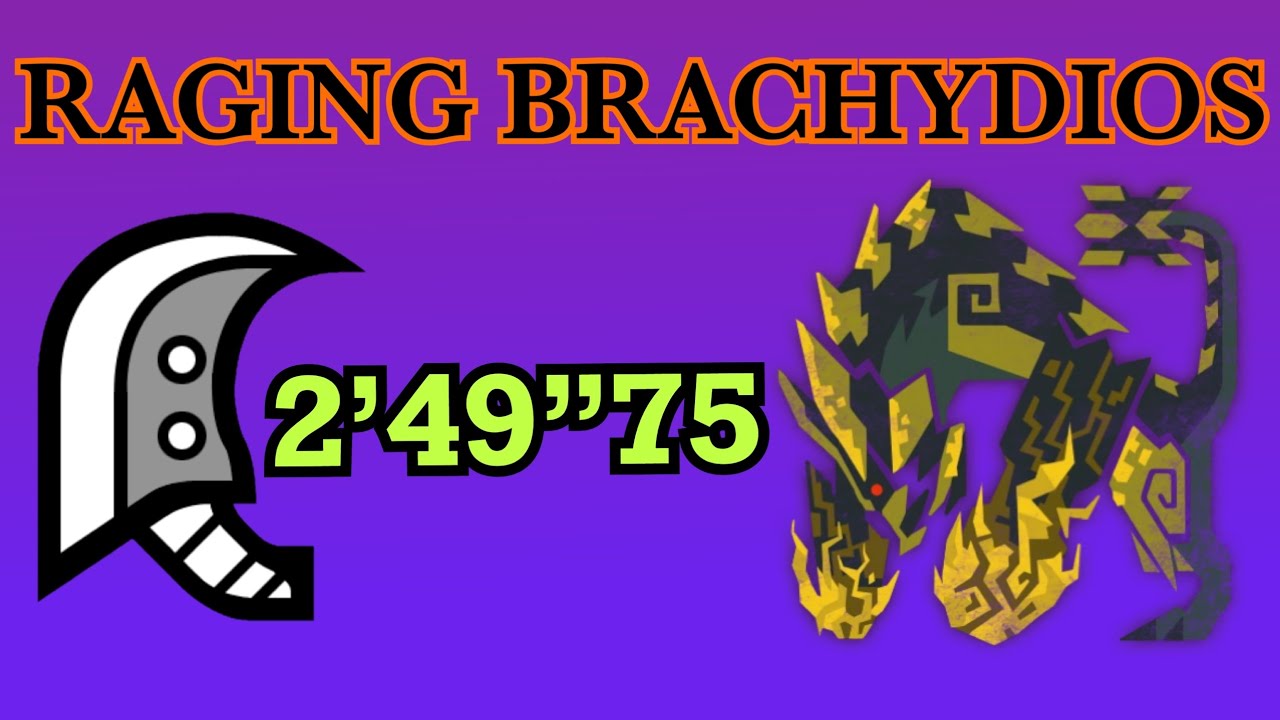 [MHWI] Raging Brachydios 2'49''75 Great Sword Solo