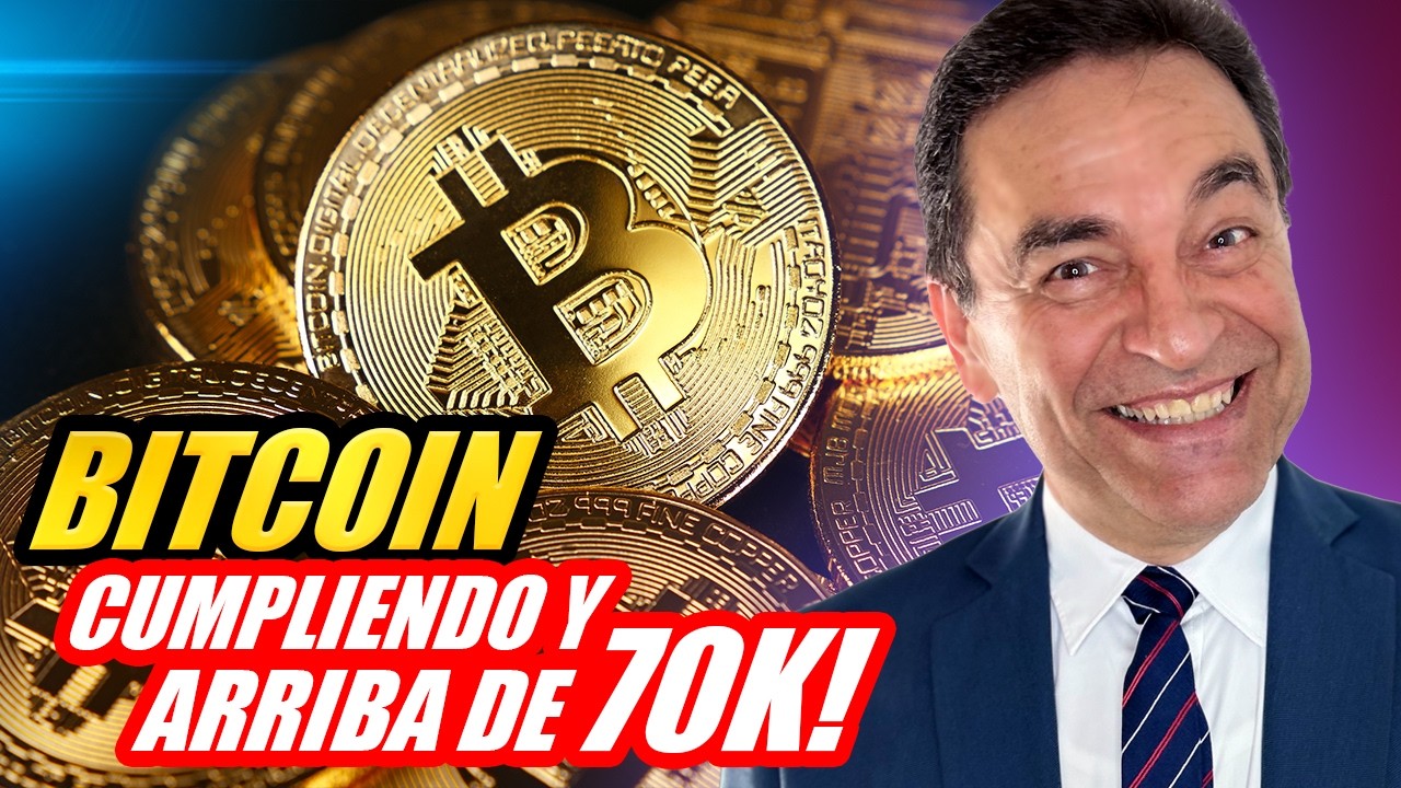 &iexcl;Bitcoin cumpliendo y arriba de 70K! Operemos en EVEDEX!!!