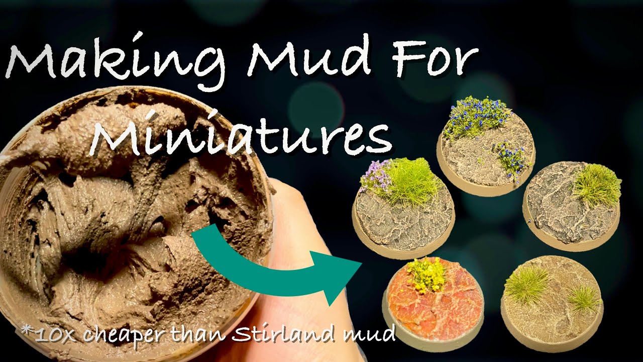 Как сделать грязь для миниатюр — дешевая альтернатива Stirland Mud