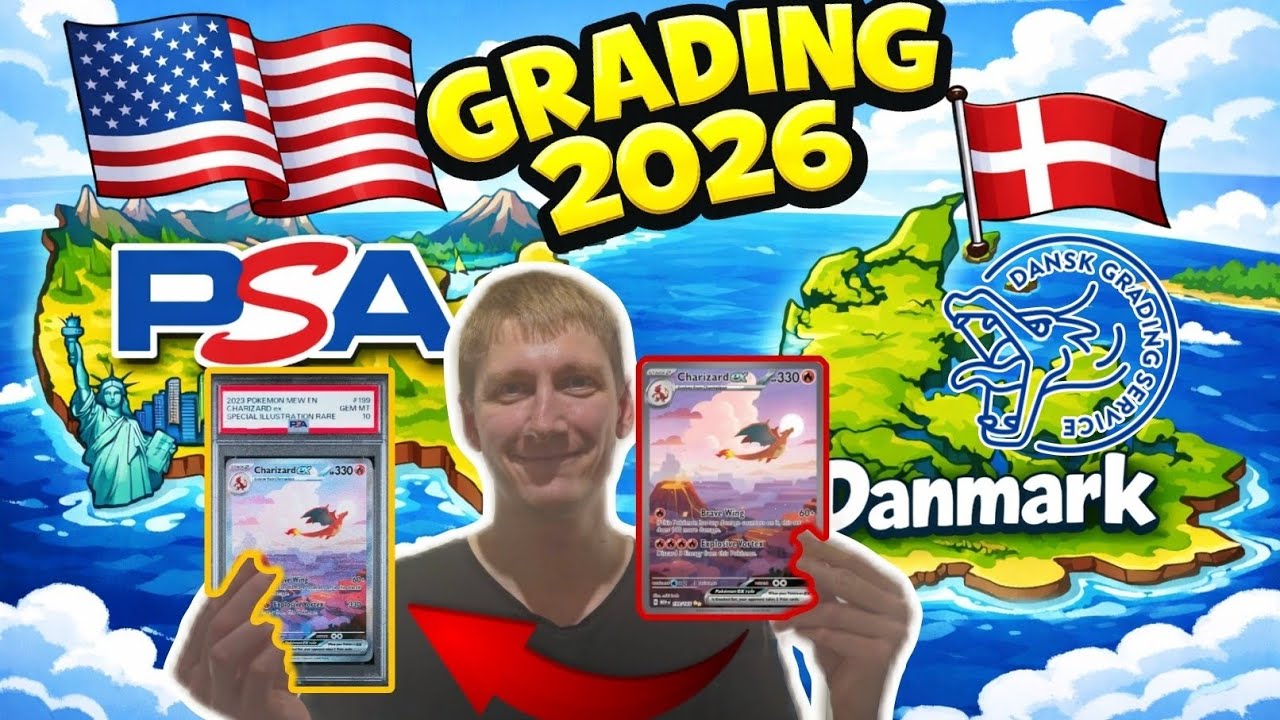 HVORDAN SENDER MAN TIL GRADING 2026?? HOS DANSK GRADING SERVICE. @pokemonsdk6929 #pokemongrading 