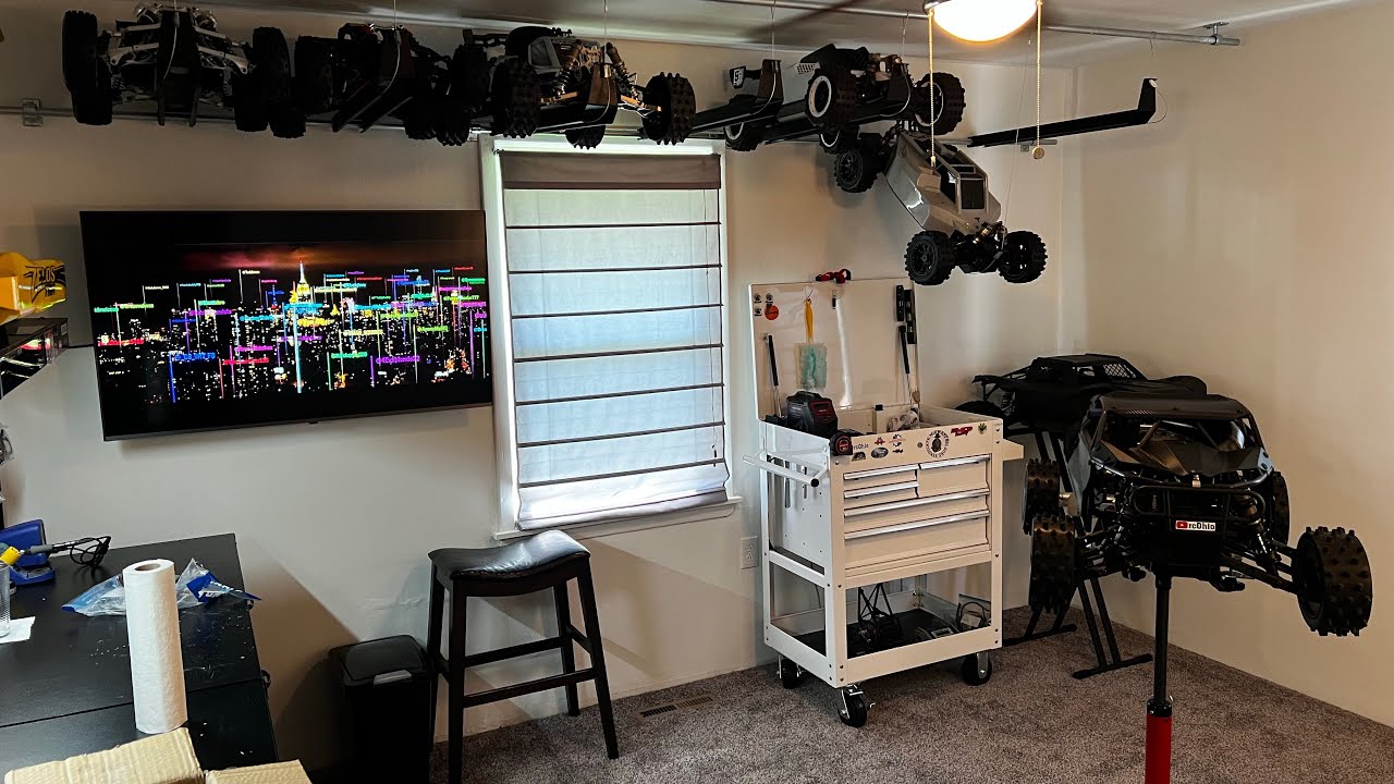 Custom 1/5 scale rc storage rack