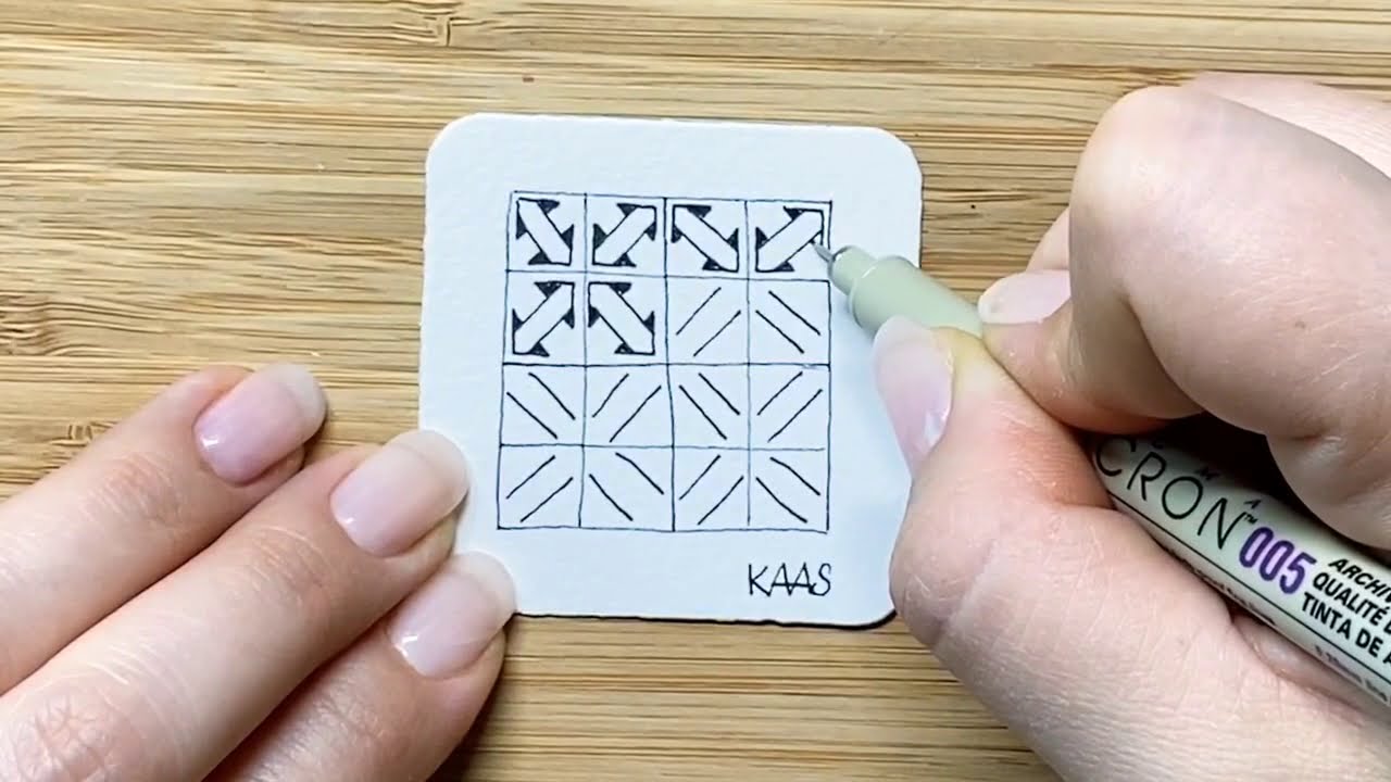 Zentangle Muster: Kaas