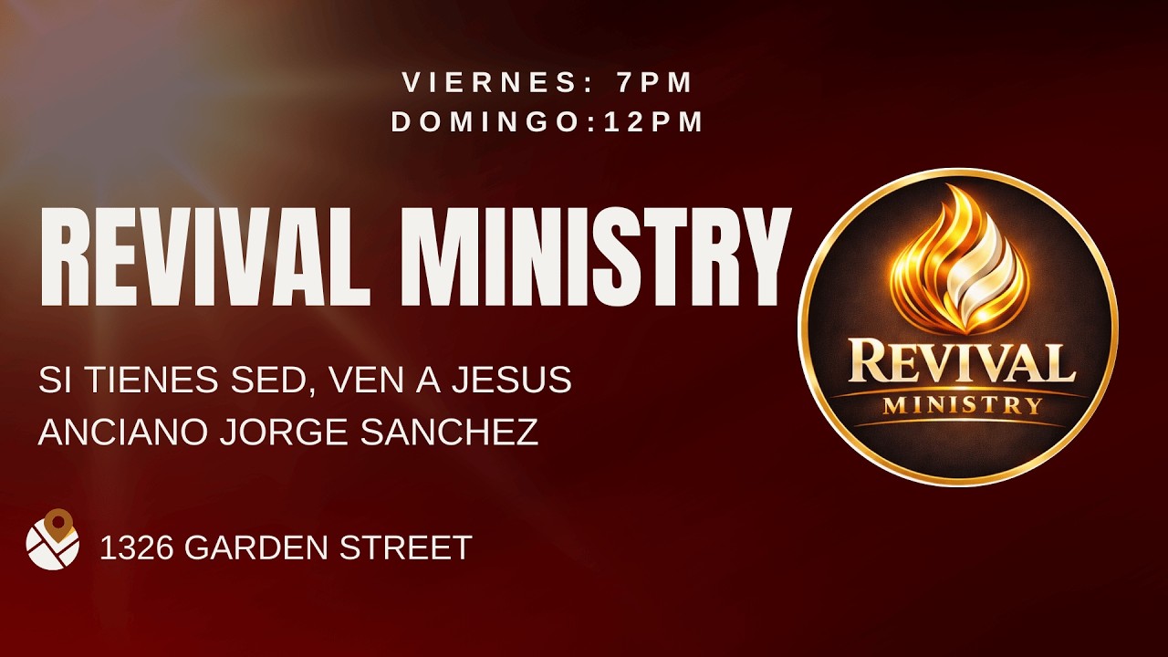 IF YOU ARE THIRSTY, COME TO CHRIST - ANCIANO JORGE SANCHEZ