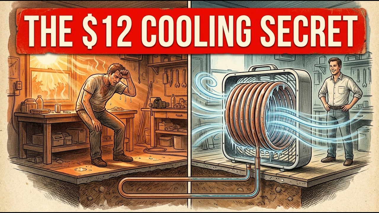 This $12 Salt Pipe Cools Your Home for FREE (Physics Explained)