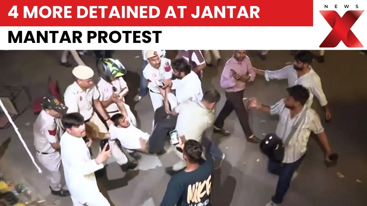 Jantar Mantar: 4 More Detained Amid Reservation Hatao Andolan