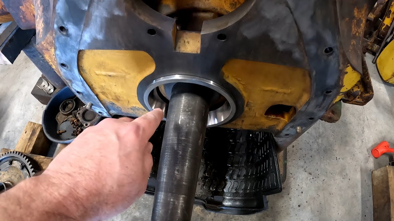 Let's make a tool to install the lower bearing races! 1939 Caterpillar D4 