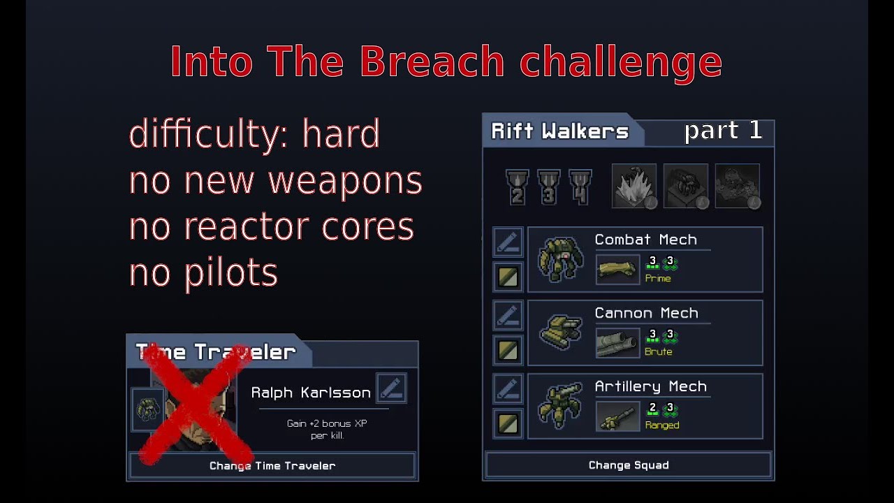 Into The Breach challenge - Rift Walkers, 1st island