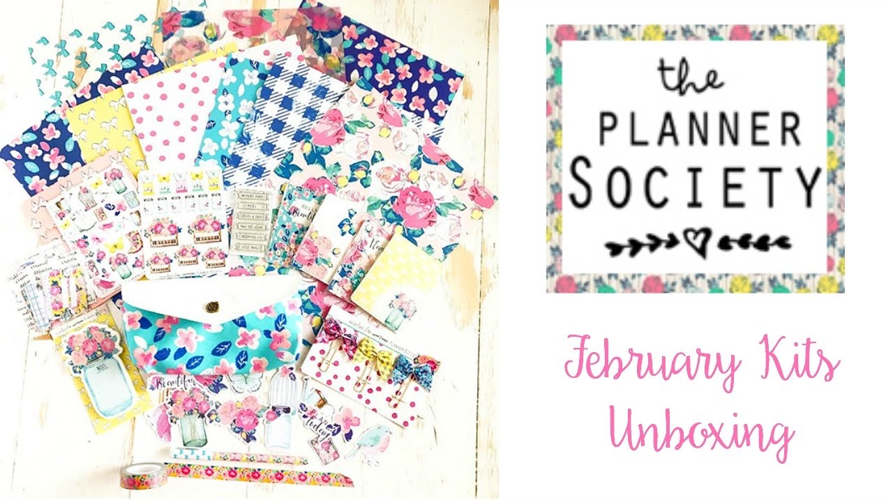 The Planner Society | February Unboxing