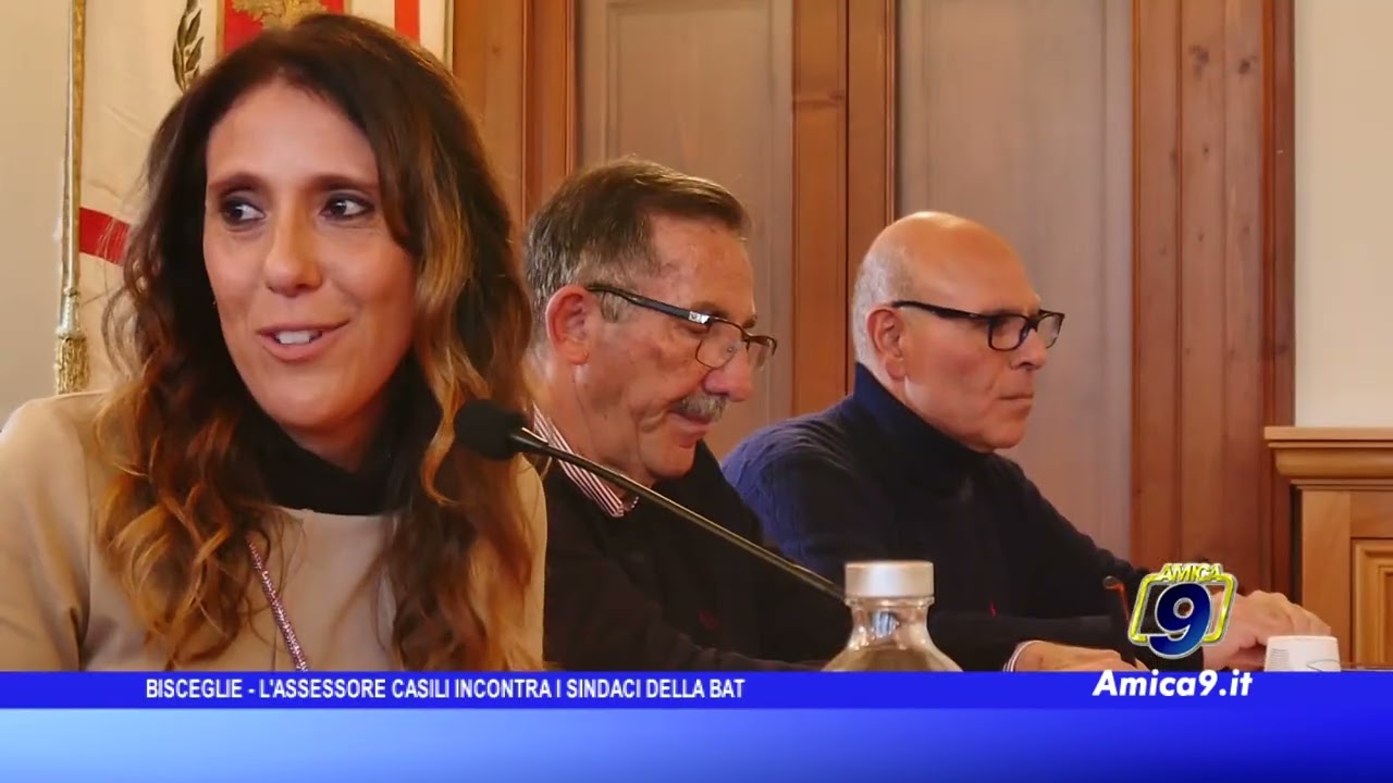 Bisceglie, l'assessore Casili incontra i sindaci della Bat