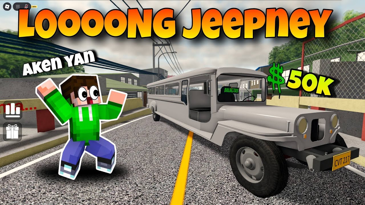 JEEPNEY DRIVER ng PINAS BUMILI ng LONG JEEPNEY sa ROBLOX