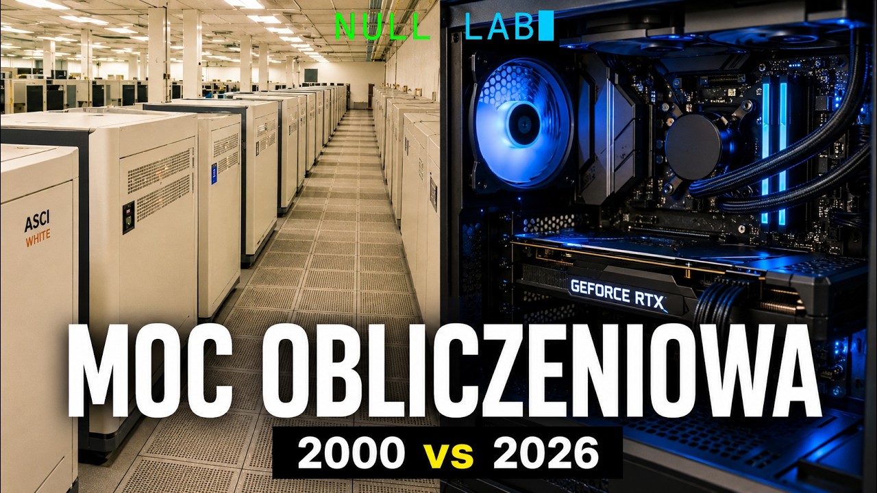 Czy m&oacute;j komputer jest szybszy od superkomputera z 2000 roku?