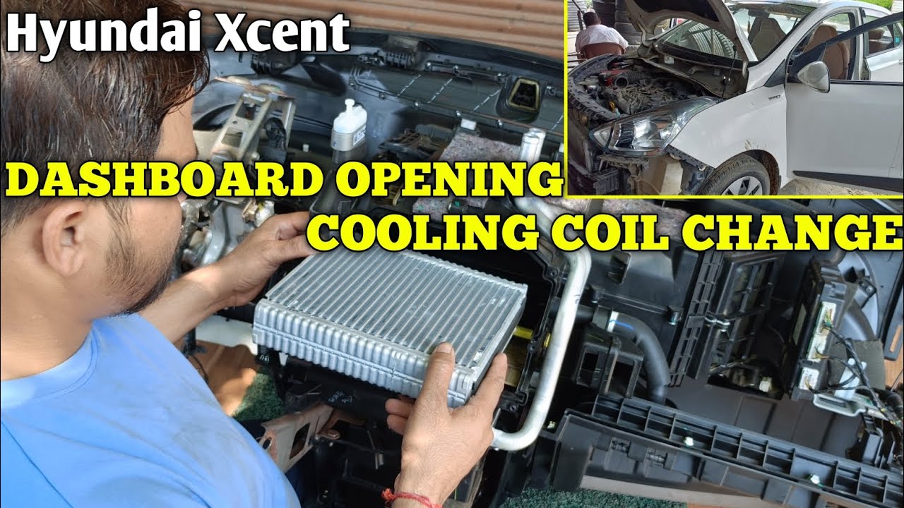 Hyundai Xcent Cooling Coil Change, How To Change Car AC Cooling Coil @ShreeBalajiAuto