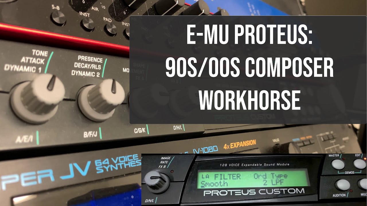 The E-MU Proteus 2000: A Workhorse of 90s/00s Media Composition