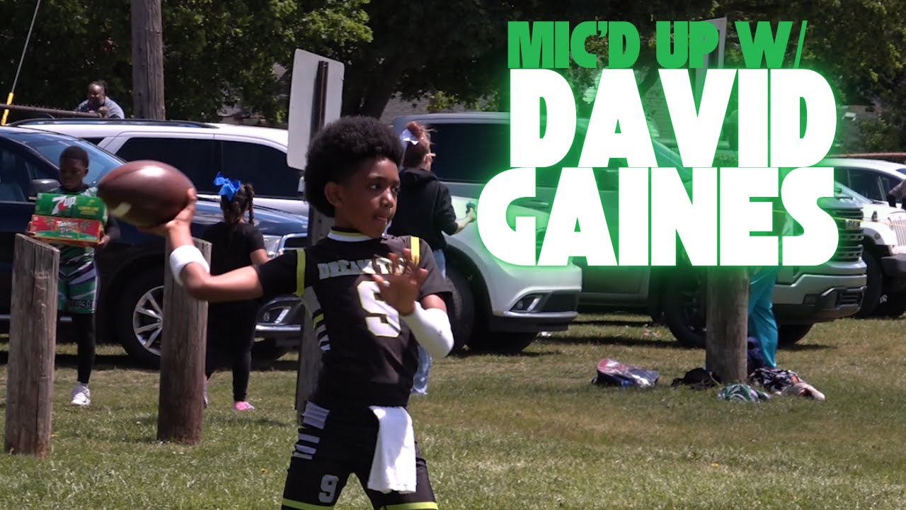 Ferndale Eagles 10u QB David Gaines out here Throwing Dots🎯 Mic'd up🎙️