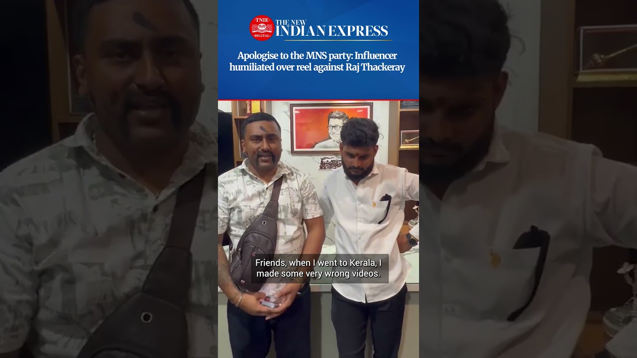 Influencer Made To Prostrate Before Raj Thackeray's Photo Over Reel
