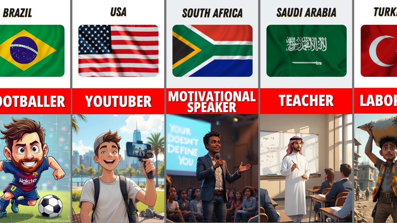 Future of bad students from different countries